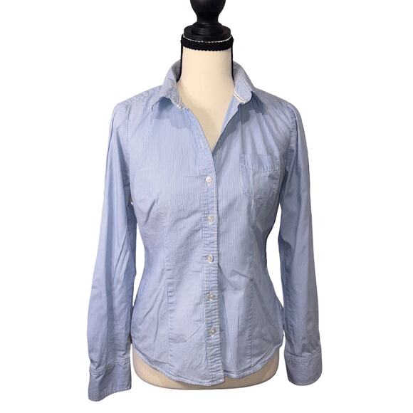 Arizona Jean Company Tops - Arizona Jean Co. Women's M Striped Button Down Shirt Coastal Granmillennial